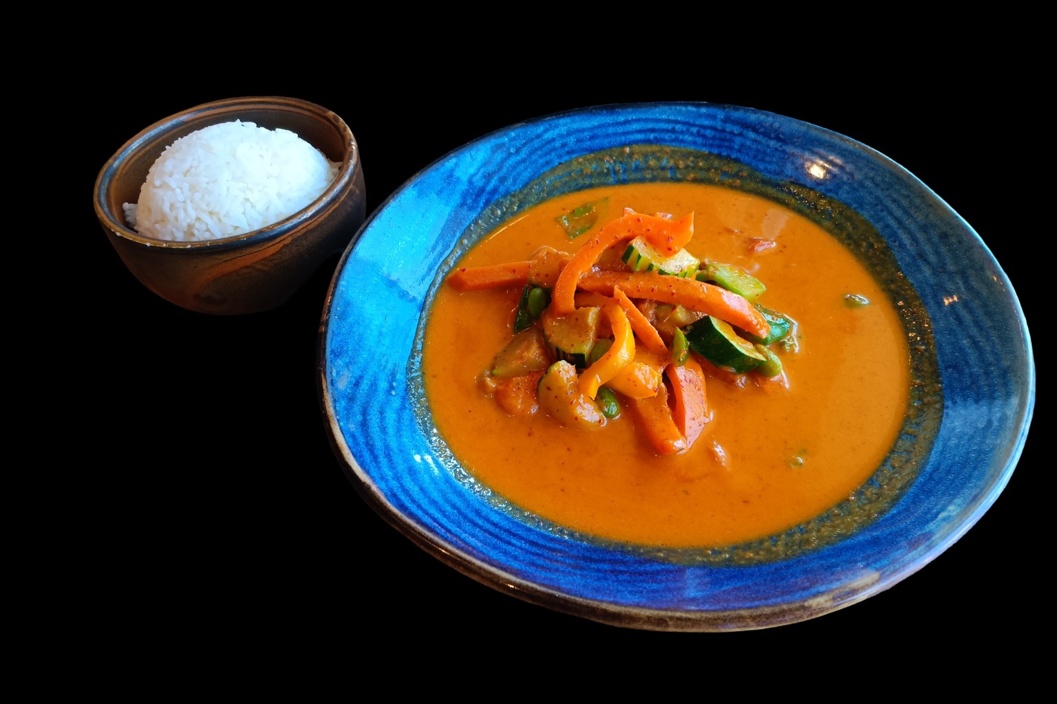 Rotes Thaicurry Gemüse Reis